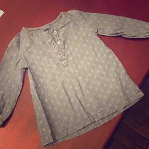 Denim long sleeve shirt